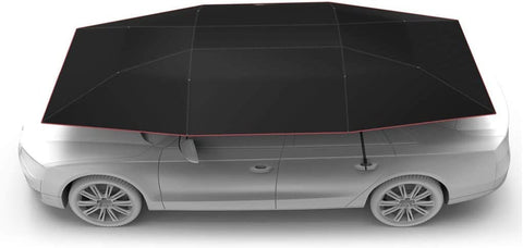 Silver Car Tent with Remote Automatic Car Cover