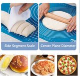 Baking Mats with Measurements 25" x 18",Non stick