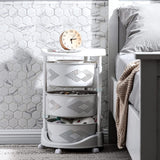 Round Rotating Storage Shelf, 3-Tier Storage, Kitchen