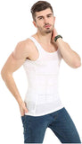 Mens Slimming Body Shaper Vest Abdomen Slim Shirt