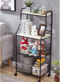 Shelf Storage Unit 4 Tier Wire Storage Shelves Rack