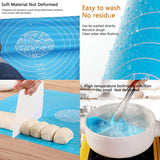 Baking Mats with Measurements 25" x 18",Non stick